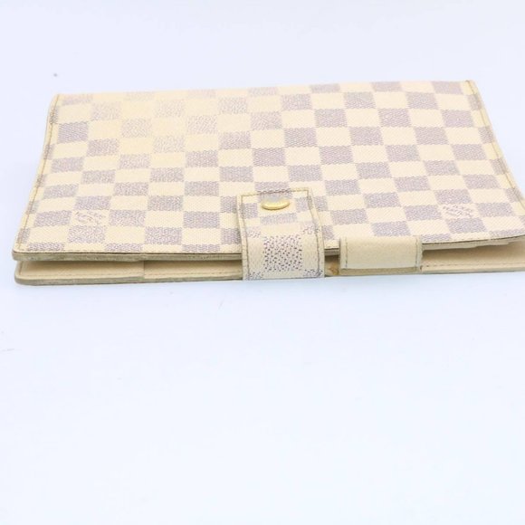 LOUIS VUITTON Damier Azur Agenda GM Day Planner Cover LV Auth - Picture 5 of 16
